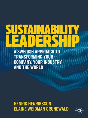 cover image of Sustainability Leadership